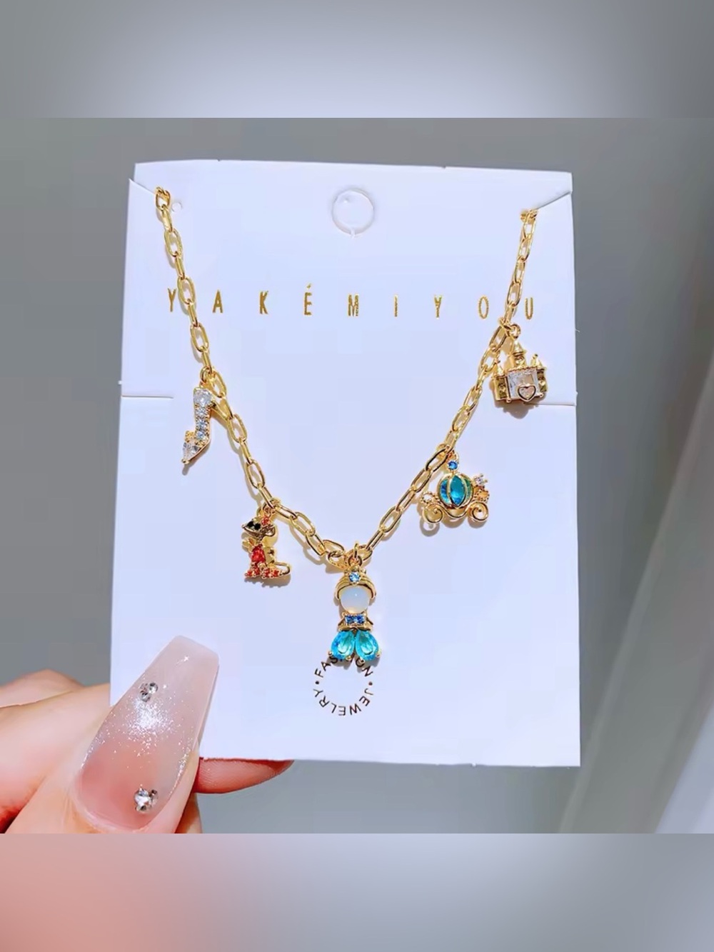 Cinderella Charm Necklace